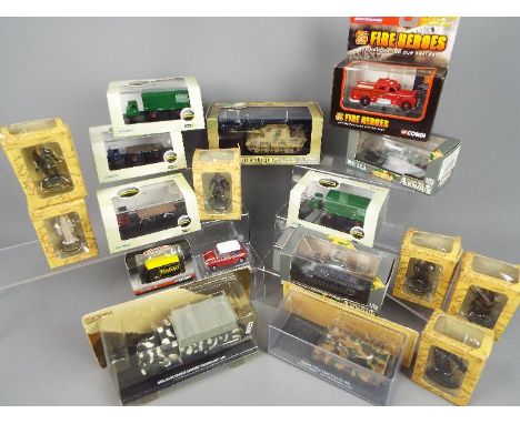 Oxford Diecast, Corgi, Dragon Armour and others - A mixed lot of 12 boxed diecast vehicles in various scales with six boxed L