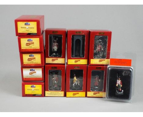 Britains - 12 boxed Britains metal soldiers from the History of the British Army 'Redcoats', 'Regiments' and 'Archive Collect