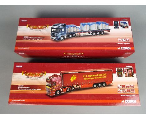 Corgi - A pair of boxed Limited Edition 1:50 scale trucks from the Corgi 'Hauliers of Renown' range. Lot includes CC13739 Sca