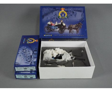 Britains - Three boxed sets of soldiers from the Britains 'Collectors Club - The Golden Jubilee Series'. Lot consists of #403
