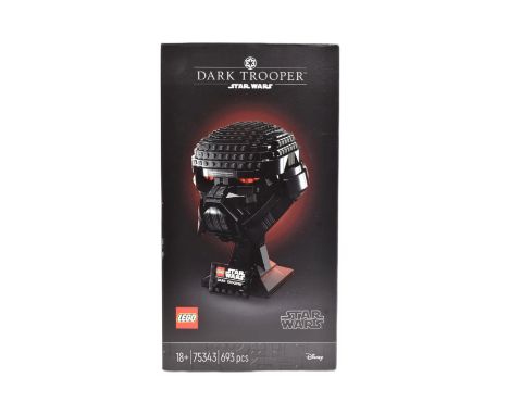 Lego - an original Lego Star Wars set No. 75343 Dark Trooper Helmet.&nbsp;The set rebagged, with all minifigures, instruction