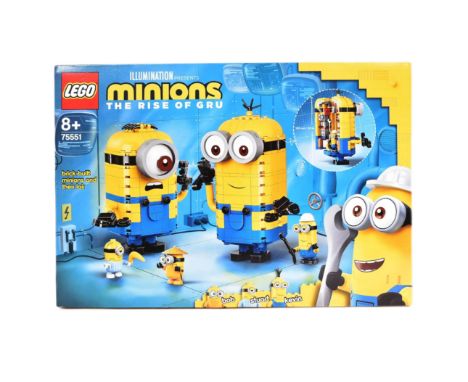 Lego - an original Lego Minions set No. 75551 Brick Built Minions &amp; Their Lair.&nbsp;The set rebagged, with all minifigur