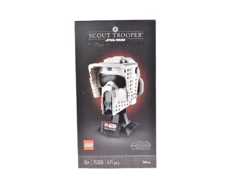 Lego - Star Wars - a factory sealed Lego Star Wars set No. 75305 Scout Trooper Helmet. Retired.