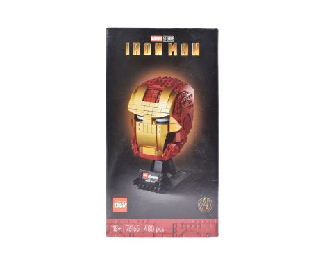 Lego - an original Lego Marvel Avengers set No. 76165 Iron Man Helmet. The set rebagged with instructions and original box.

