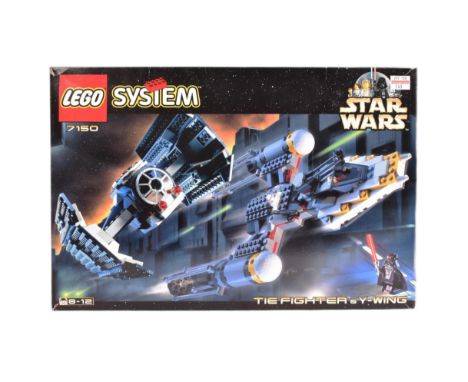Lego - an original Lego Star Wars set No. 7150 Tie Fighter &amp; Y-Wing. The set rebagged, with all minifigures, instructions