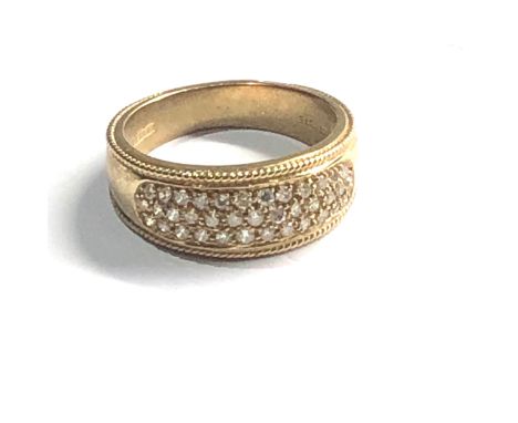 gold diamond ring (4.7g) 