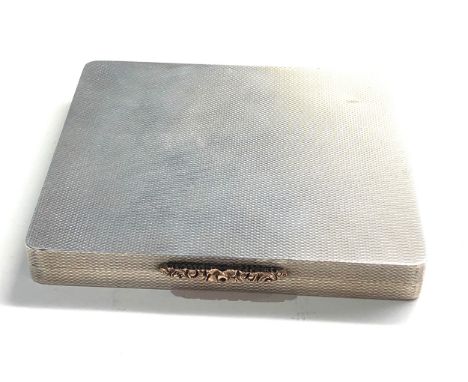 Engine turned Silver case weight 121g 