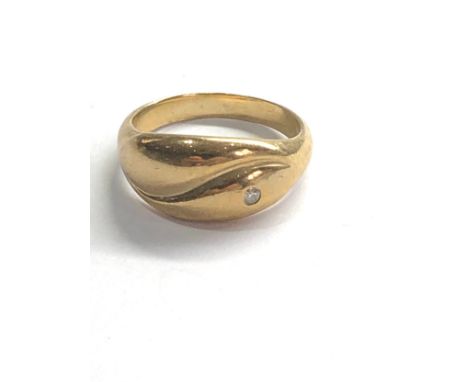 9ct gold vintage diamond ring (4.1g) 