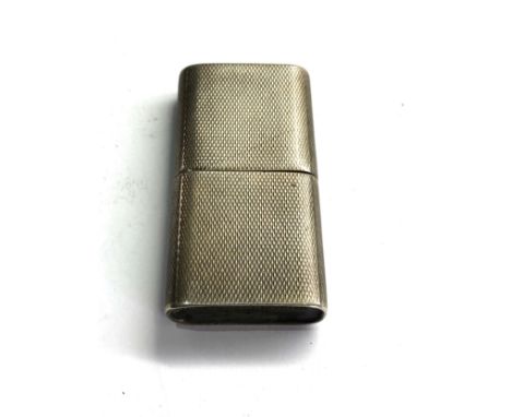Vintage hallmarked silver Howitt cigarette lighter 