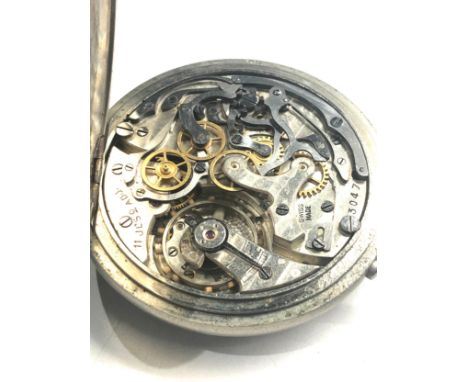Split second Chronograph Stopwatch working order but no warranty given 