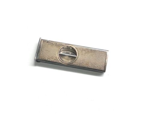 Vintage silver cigar cutter 