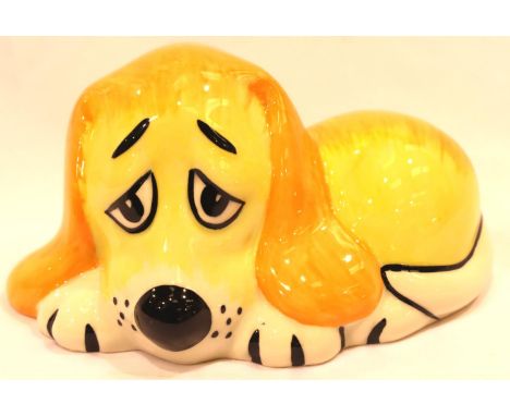 Lorna Bailey limited edition dog, Dozy, 1/1. No cracks, chips or visible restoration. P&amp;P Group 1 (£14+VAT for the first 