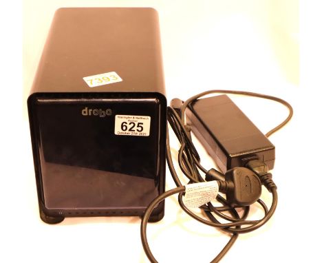 Drobo five bay external HDD storage array, model DRDS4-A, no cables. P&P Group 3 (£25+VAT for the first lot and £5+VAT for su