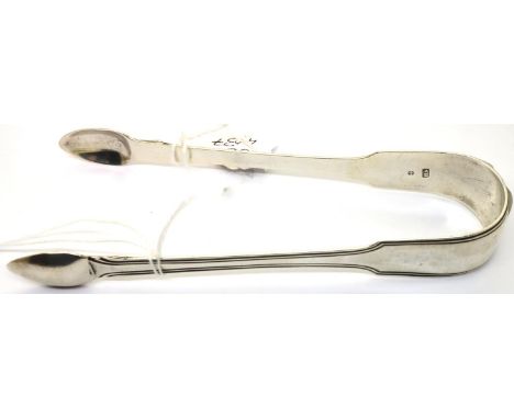 George III hallmarked silver sugar nips 1813-1814, 45g. P&amp;P Group 1 (£14+VAT for the first lot and £1+VAT for subsequent 