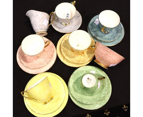 Royal Albert tea service in The Gossamer pattern. Not available for in-house P&amp;P, contact Paul O'Hea at Mailboxes on 0192