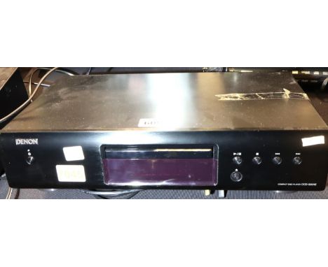 Boxed Denon compact disc player, model DCD520AE with remote. Not available for in-house P&P, contact Paul O'Hea at Mailboxes 