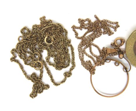Collection of presumed 9ct gold, combined 5.1g. P&amp;P Group 1 (£14+VAT for the first lot and £1+VAT for subsequent lots) 