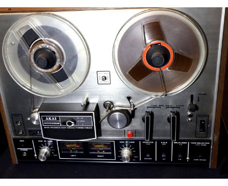 Akai 4000 DS reel to reel tape recorder. Not available for in-house P&amp;P, contact Paul O'Hea at Mailboxes on 01925 659133 