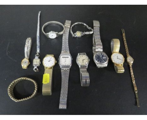 A quantity of assorted wristwatches to include Casio, Junghans etc