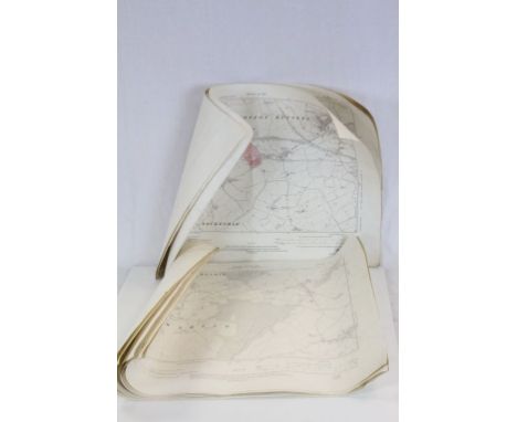 Collection of approximately 12 vintage Ordnance Survey Maps, mainly Wiltshire interest