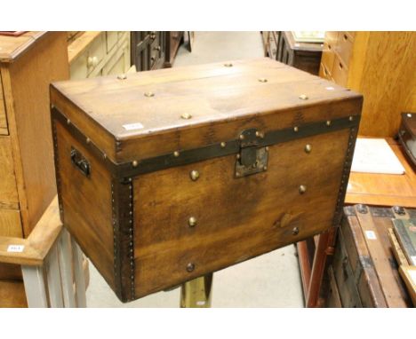 Victorian Pine Travelling Trunk