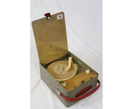 Early Garrard Transistor Player Portable Record Player, Battery Operated