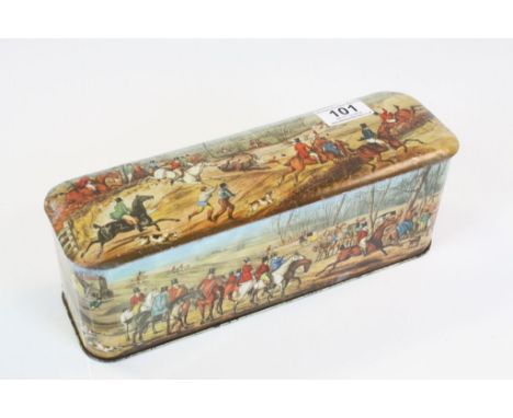 Scribbens - Kemp ' Tally-Ho! ' Henry Alken Hunting Scene Advertising Tin