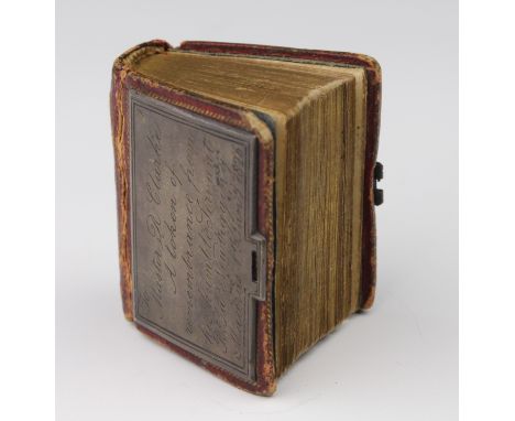 Miniature Bible. The Bible in miniature; Or, a concise history of the old & new testaments, circa 1826, all edges gilt, conte