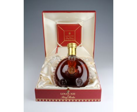 Louis XIII Remy Martin, Grande Champagne Cognac 70cl bottle, full & sealed, with numbered certificate 'BN 8291' & glass stopp