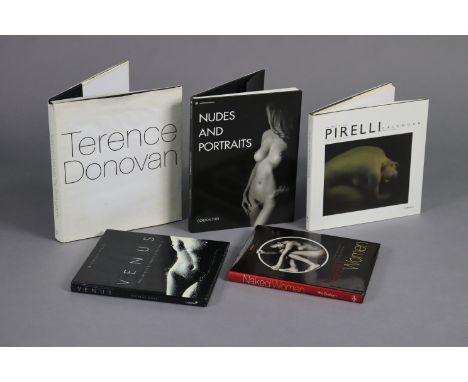 Five various volumes relating to portrait &amp; nude photography, including ”The Best of the Pirelli Calendar 1964-2000”, “Te