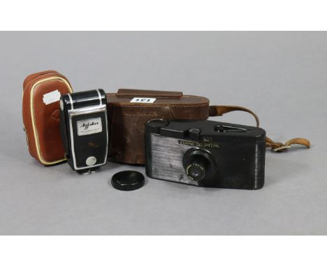 A Purma “Special” camera; &amp; an Agfa light meter, each with case. 