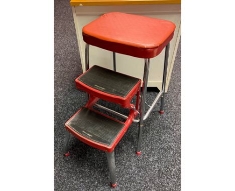 A Mid century Prestige step ladder/ stool. [60cm in height] 