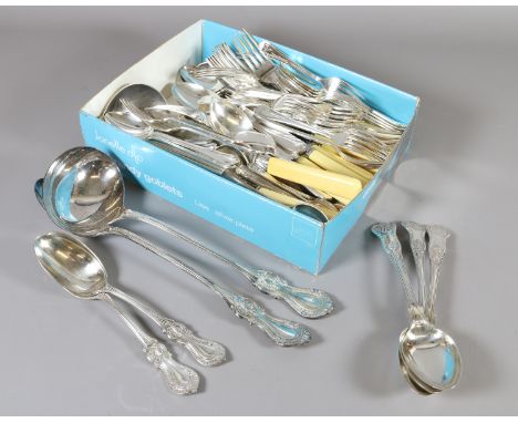 A good collection of flatware to include Sheffield and Chester silver plated items.