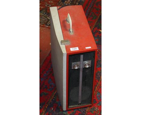 A retro Fidelity table top record player.