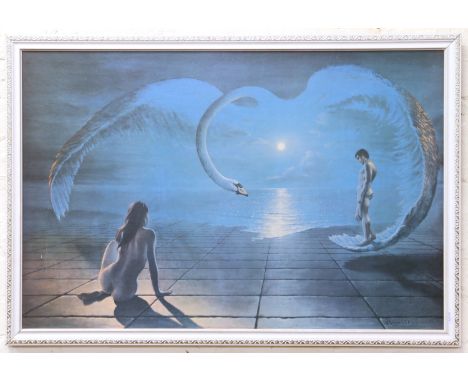 A large 1970s framed print D. Pearson 1972.