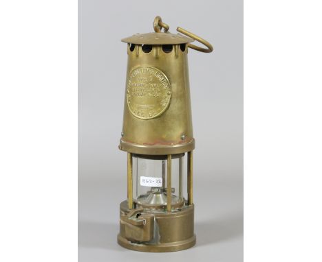 An Eccles miners safety lamp.