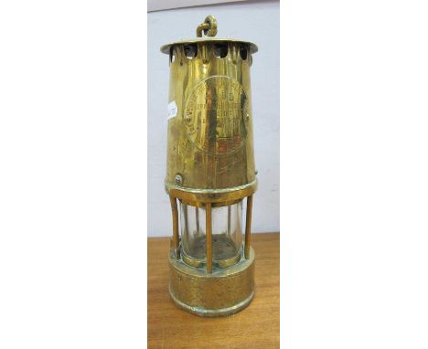 Miners Lamp, Lamp &amp; Lighting Co, in brass