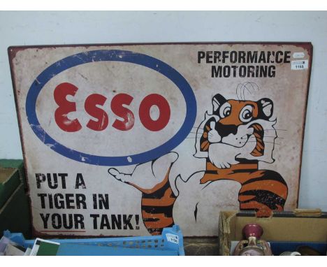 Esso Put a Tiger In Your Tank Metal Wall Sign, 50 x 70cm.
