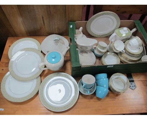 Royal Doulton "Sonnet" Tea Dinner Ware, J &amp; G Meakin part tea service:- One Box