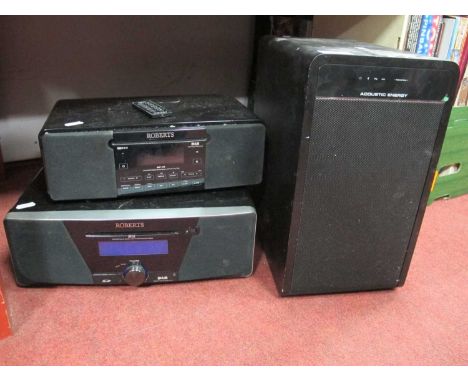 Roberts MP 23 and MP 43 Acoustic Energy Speaker - Untested - Sold For Parts Only.