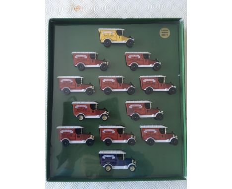 1966 England World Cup Boxed Vintage Car Collection: Early numbered limited edition set of 12 cars which have the England pla