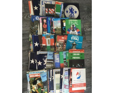 Football Programme Collection: Nearly all from the 70s in good condition. Particularly heavy on Chelsea Lincoln Tottenham and
