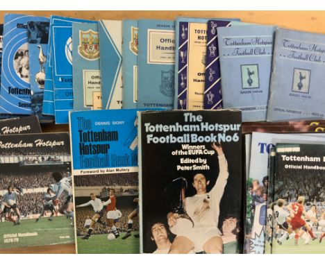 Tottenham Football Handbook Collection: Two from championship season 49/50 then from the early 60s onwards a further 46 with 