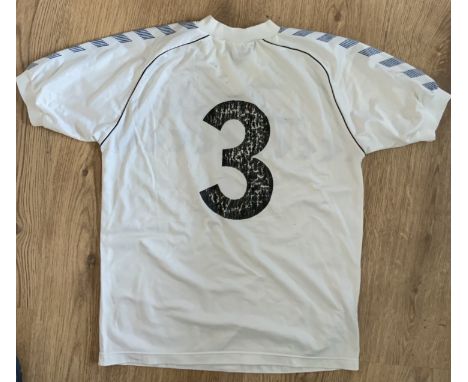 Tottenham Replica Football Shirts: 95/97 White short sleeve made by Pony with Sheringham 10 to rear. 85/86 White short sleeve