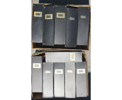Goal Football Magazine Complete In Binders Collection: Probably complete of the great magazine from the first issue of August