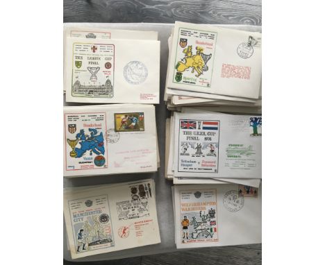 Football First Day Cover Collection: All unsigned often early 70s to celebrate big events in the particular teams history. In