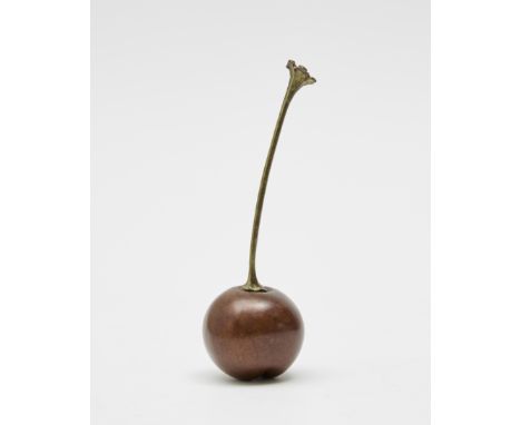 Mark Richard Hall,&nbsp;British b.1970 -&nbsp;A Certain Leaning;&nbsp;bronze, signed with initials to the underside 'MRH', H2