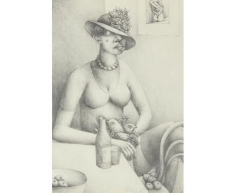 Maurice Sumray,&nbsp;British 1920-2004 -&nbsp;Drawing for Painting, 1994;&nbsp;pencil on paper, signed and dated lower right 