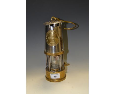 An Eccles Safety Miners Lamp
