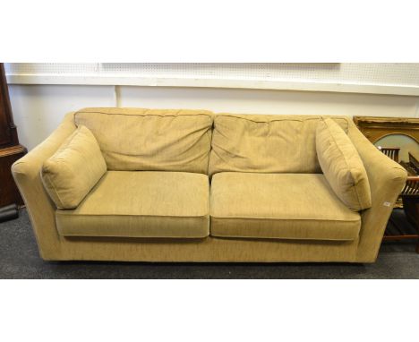 A contemporary large sofa bed.